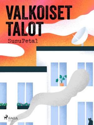 Valkoiset talot -kirjan kannessa on piirros kahdesta valkoisesta talosta.