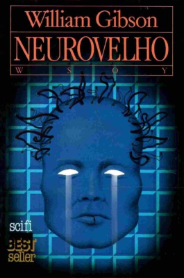 Neurovelhon kannessa on sininen ihmisen pää, jolla on tyhjät valkoiset silmät. Pään yläosasta lähtee mustia johtoja.