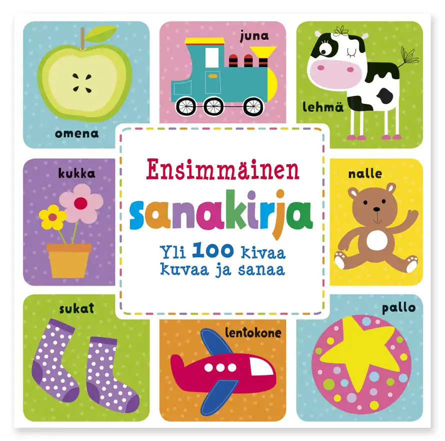 Ensimm inen Sanakirja Yli 100 Kivaa Kuvaa Ja Sanaa Kirjavinkit