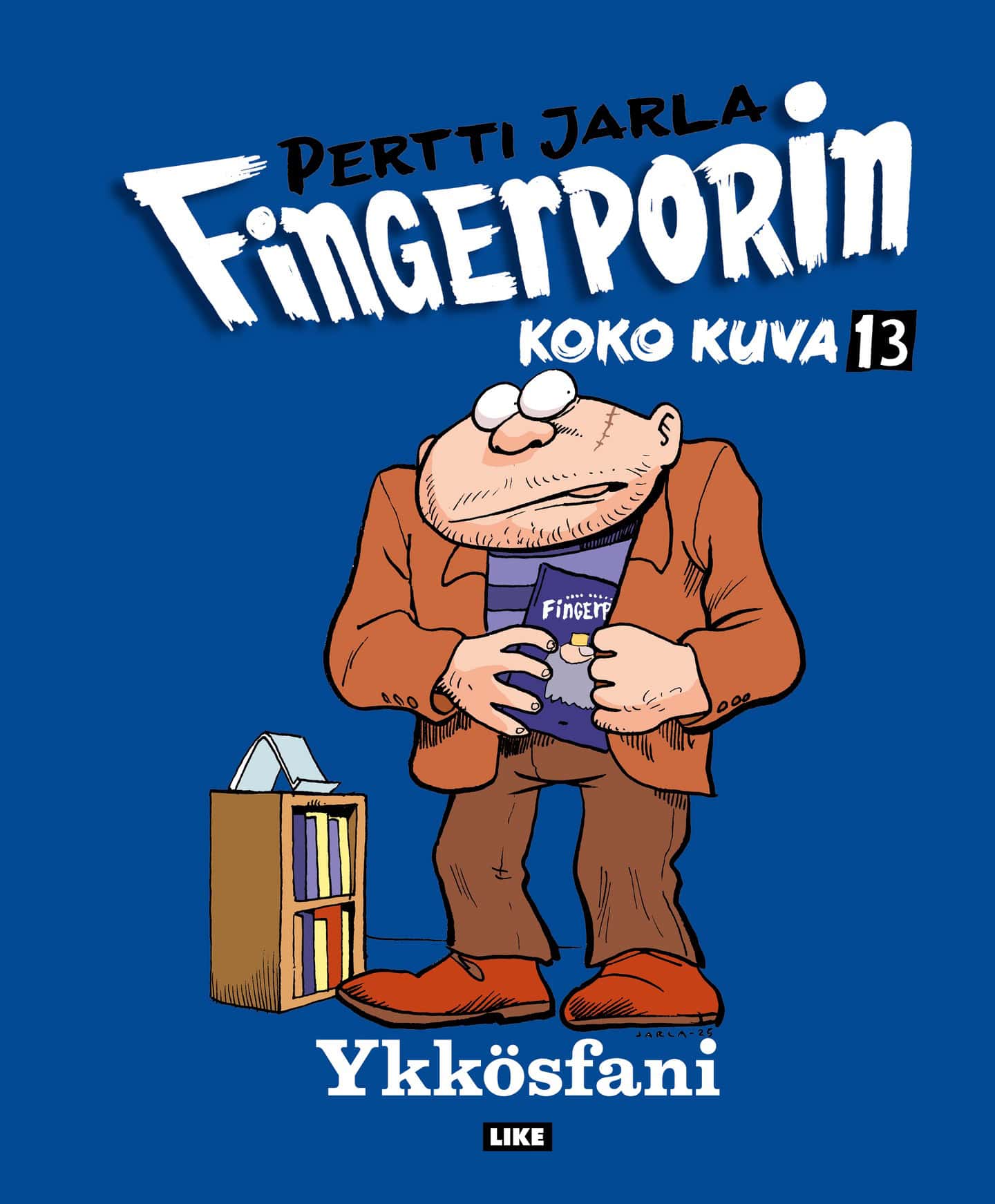 Fingerporin koko kuva 13 -albumin kannessa on kuva Sam Makkosesta varastamassa Fingerpori 18 -albumia.