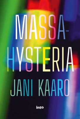Massahysterian kannessa on abstrakti värikäs valokuvio.