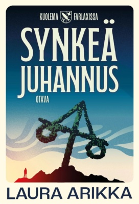 Synkeä juhannus -kirjan kannessa on piirros juhannussalosta.
