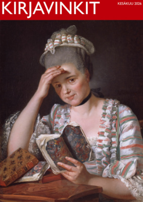 Kannessa on Jacques-Louis Davidin maalaus Madame François Buron.
