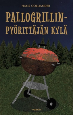 Pallogrillinpyörittäjän kylän kannessa on piirroskuva kuluneesta pallogrillistä.