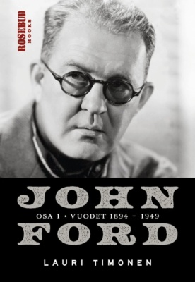 John Ford -kirjan kannessa on mustavalkoinen valokuva John Fordista.