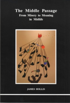 The Middle Passage -kirjan kannessa on kuva Jerry Pethickin teoksesta Pursuing the Eons, jossa ihmishahmo tavoittelee roikkuvia varjoja ja kattiloita.