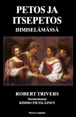 Petos ja itsepetos ihmiselämässä -kirjan kannessa on Simon Vouet'n maalaus La diseuse de bonne aventure ("Ennustaja"), jossa nainen ennustaa miehen kämmenestä.
